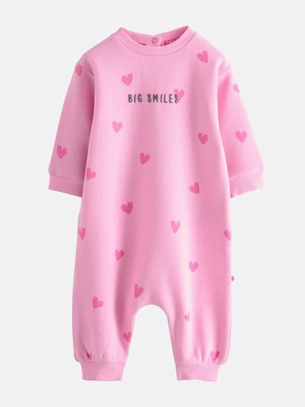 Next - Meisjes - Jersey babyromper - Roze