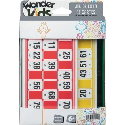 Bordspellen Wonderkids Loto 12 Cartes
