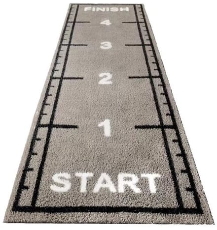 ForzaFit Sprinttrack kunstgras - Indoor/Outdoor - 5 x 1 meter - Grijs - 25 mm