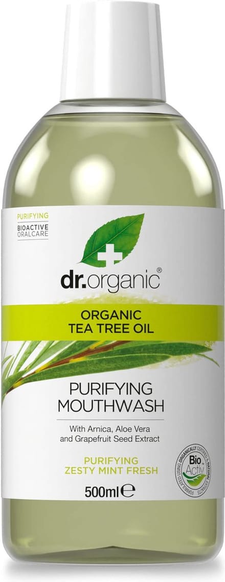 Dr. Organic Tea Tree Mondspoelwater - 500 ml