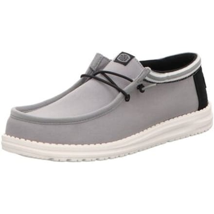 HEYDUDE - Wally Letterman Heren Instappers Light Grey/White - Maat 41