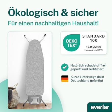Premium strijkplankovertrek 150 x 50 cm - Duurzaam en Elegant voor Efficiënt Strijken