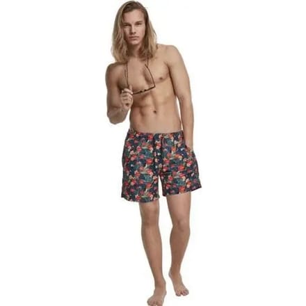 Urban Classics - Tropical Zwemshorts - 4XL - Multicolours