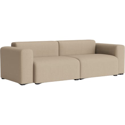HAY Mags 2,5-zitsbankcombinatie 1 lage armleuning - HAYMagliaWarmGrey