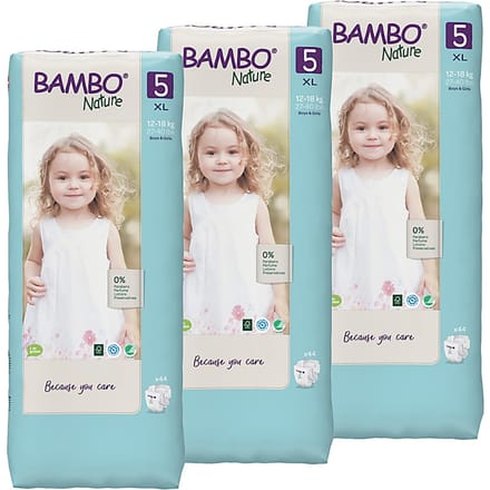 Bambo Nature Luiers Maat 5 Voordeelverpakking 132 stuks