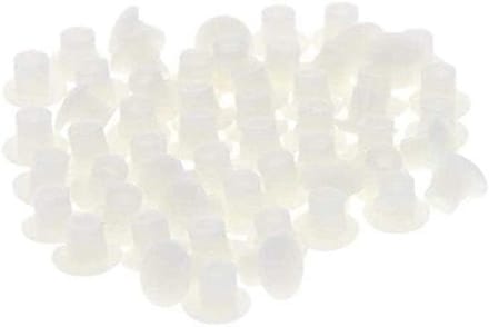 Plank Peg Gat Stekkers - Buis Cover Beugel - Kast Afwerking - Eenvoudig en stevig - 100 stuks - Wit