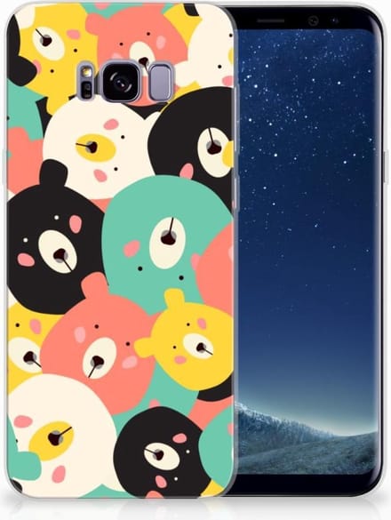 Samsung Galaxy S8 Plus Telefoonhoesje met Naam Bears