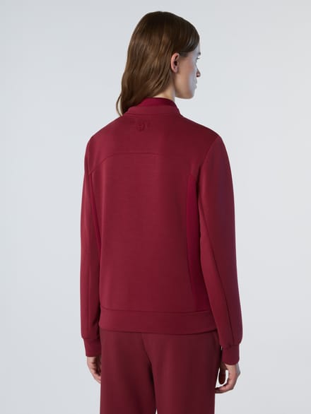 North Sails Sweatshirt met opstaande kraag Scuba stof