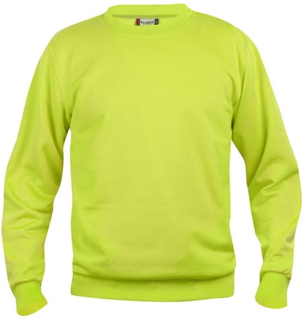 Clique Basic Roundneck 021030 - Signaal-groen - L