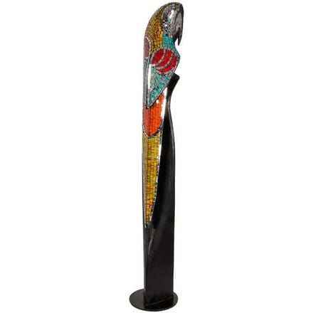 Decoratief object Pole To Pole Mosaic Parrot L