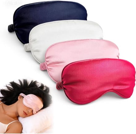 Set van 4 comfortabele slaapmaskers voor optimale rust, ideaal voor reizen en diepe slaap