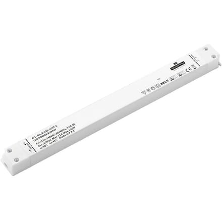 Dehner Elektronik SL 150-24VF-1 LED-transformator, LED-driver Constante spanning 150 W 6.25 A 24 V/DC Geschikt voor meubels,...