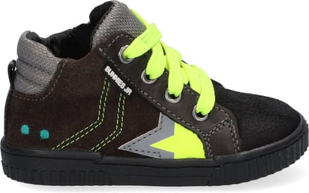Evert Eerlijk Hoge Sneakers Jongens Groen Neon