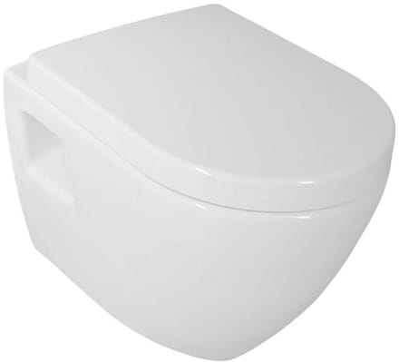 Aqualine Nera - Hangend toilet, wit NS952
