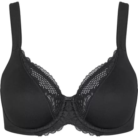 Triumph Modern Lace+Cotton W Vrouwen Beha - BLACK - Maat E90