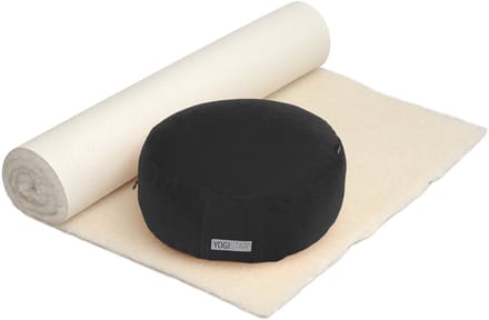 Yoga-Set Comfort Edition - Meditation natur 100 x 200 cm