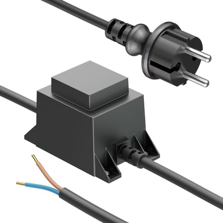 Transformator voor tuinverlichting - 230V naar 12V - 10W - IP67