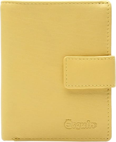Esquire Leren Portemonnee Viktoria 62 Wallet Yellow Geel