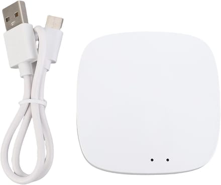 Smart Home Hub - Domotica Controller - Huis Automatisering - Brede Compatibiliteit - 66 x 66 x 15 mm - Wit