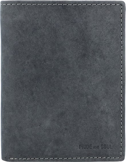Pride and Soul portemonnee - RFID - leer - grijs - JU-47253