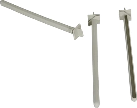 Voltrega Zitstok Plastic met Klem Zak á 3 stuks Beige