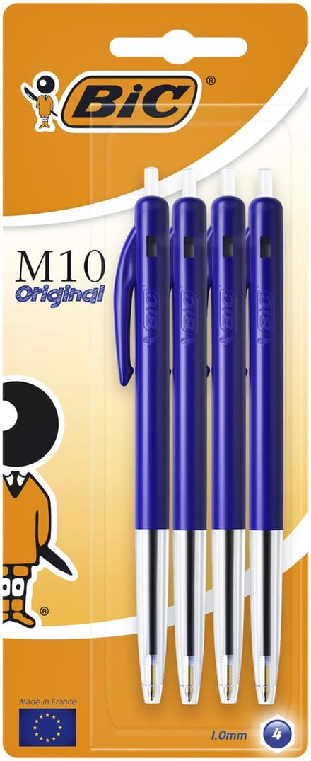 Balpen bic m10 m blauw | 20 stuks
