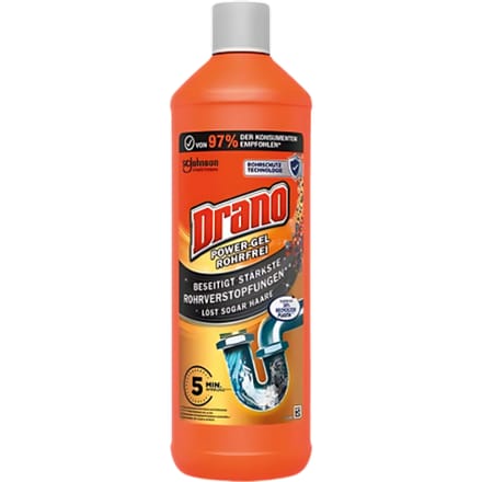 Drano Power Gel Gootsteenontstopper - 1000 ml