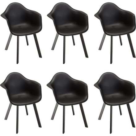Set van 6 tuinstoelen Mali | Macabane