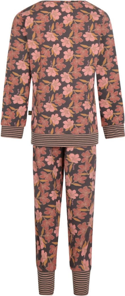 Charlie Choe meisjes pyjama Let me Sleep Dark Grey