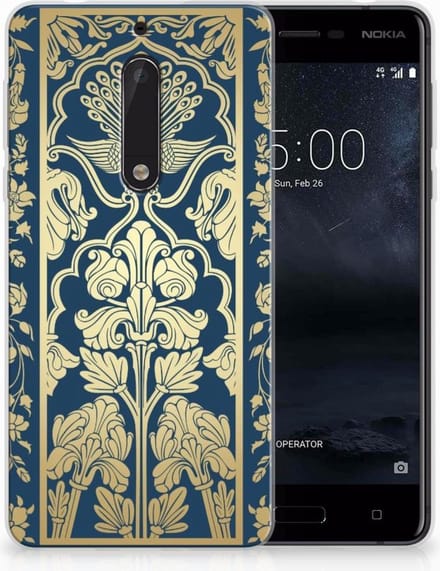Nokia 5 TPU Case Beige Flowers