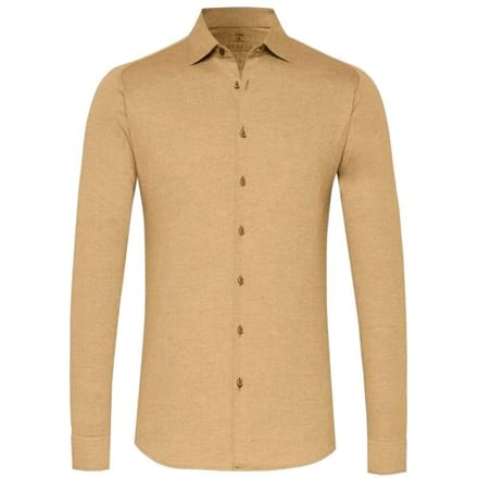 Desoto Overhemd Kent Piqué Optics Jersey Soft Orange / male
