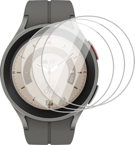 3x voor Screenprotector geschikt voor Samsung Watch 5 Pro - Folie Screen Protector geschikt voor Samsung Watch 5 Pro