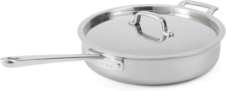 Ronde RVS Koekenpan met Deksel - 3.5 Quart