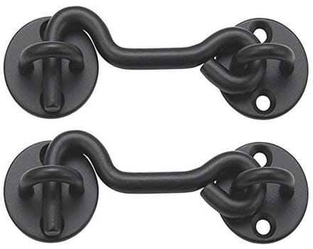 Privacy Haak en Oogvergrendeling 4 inch - 2 Pack voor Deuren