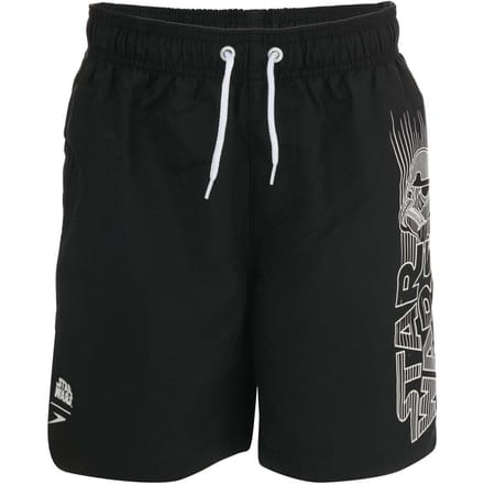 Boy's Speedo Junior Star Wars Swim Shorts in Black-White