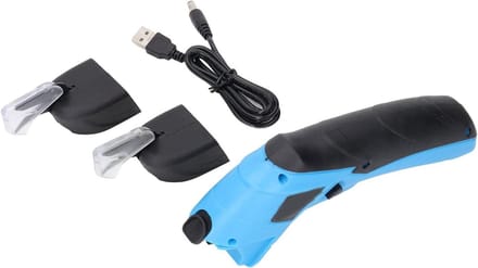 Elektrische Schaar - Draadloze Snijder - Handwerk Projecten - Oplaadbaar USB - 2000 mAh - Zwart