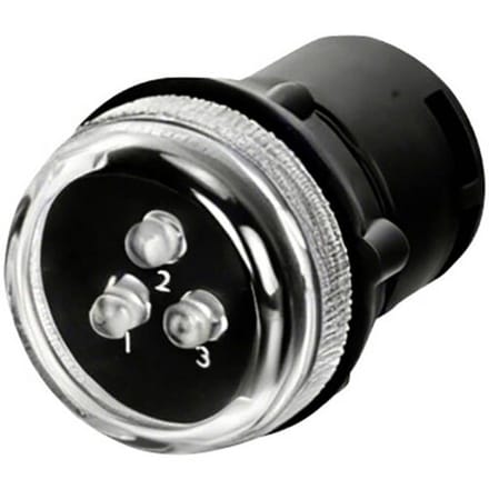 TRU COMPONENTS TC-14131060 LED-signaallamp Wit Rond 400 V