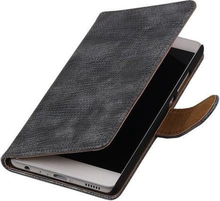 BestCases.nl LG G4c Mini Slang booktype hoesje Grijs