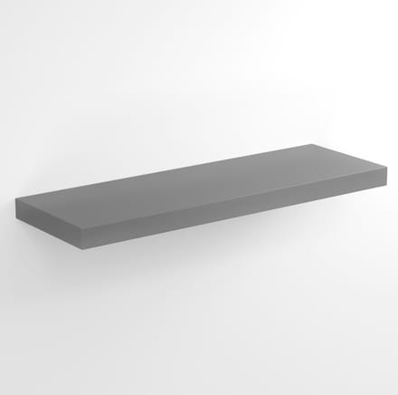 Casaria Wandplank Zwevend - 70 cm 15kg Belastbaar - Mat Grijs