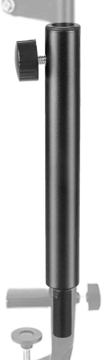 Microfoon Verlenger - Statief Adapter - Opnames Verbeteren - Stabiele Constructie - 16 cm Lengte - Zwart