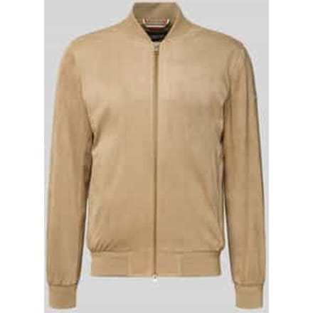 Regular fit jack in leerlook, model 'Rapid'