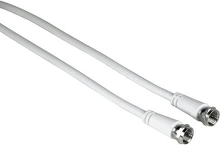 Hama 00029803 5m F M F FM Wit coax-kabel