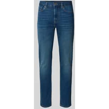 Slim fit jeans van katoenmix
