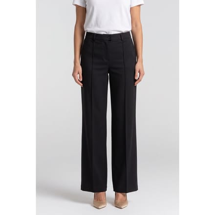 ARKET Olivia Milano Wool Trousers Black Größe: L | Stoffhosen Outlet | Damen | Schwarz