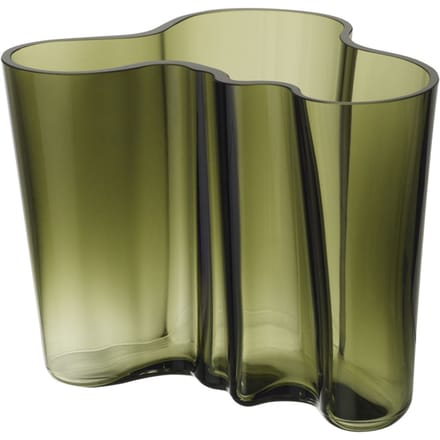 Iittala Alvar Aalto Vaas 16cm - mosgroen