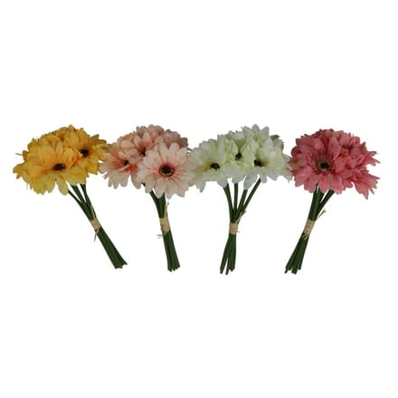 Kunst bloem gerbera 7 bloem 23 cm