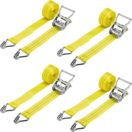Robuuste Ratelriemen Set van 4 - 6m, 2000 kg Capaciteit