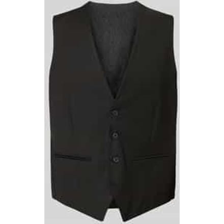 Bodywarmer met v-hals en strookzakken