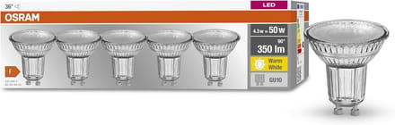 LED Reflectorlamp GU10 Warm Wit 2700K 4.30W Energiezuinig