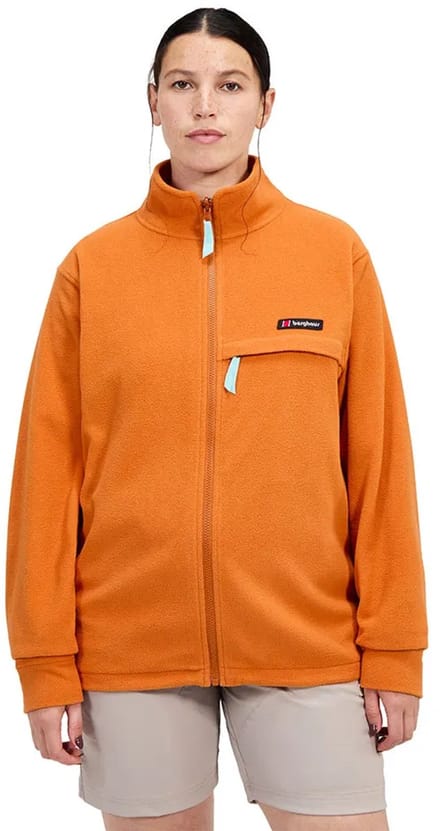 Berghaus Sunned Peak Interactive Fleece Met Volledige Rits Oranje M Man,Vrouw